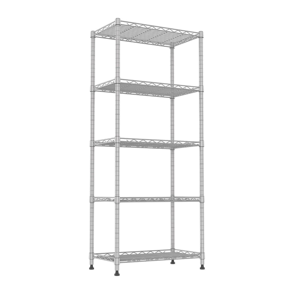 REGILLER 5-Wire Shelving Metal Storage Rack Adjustable Shelves,Standing Stora...