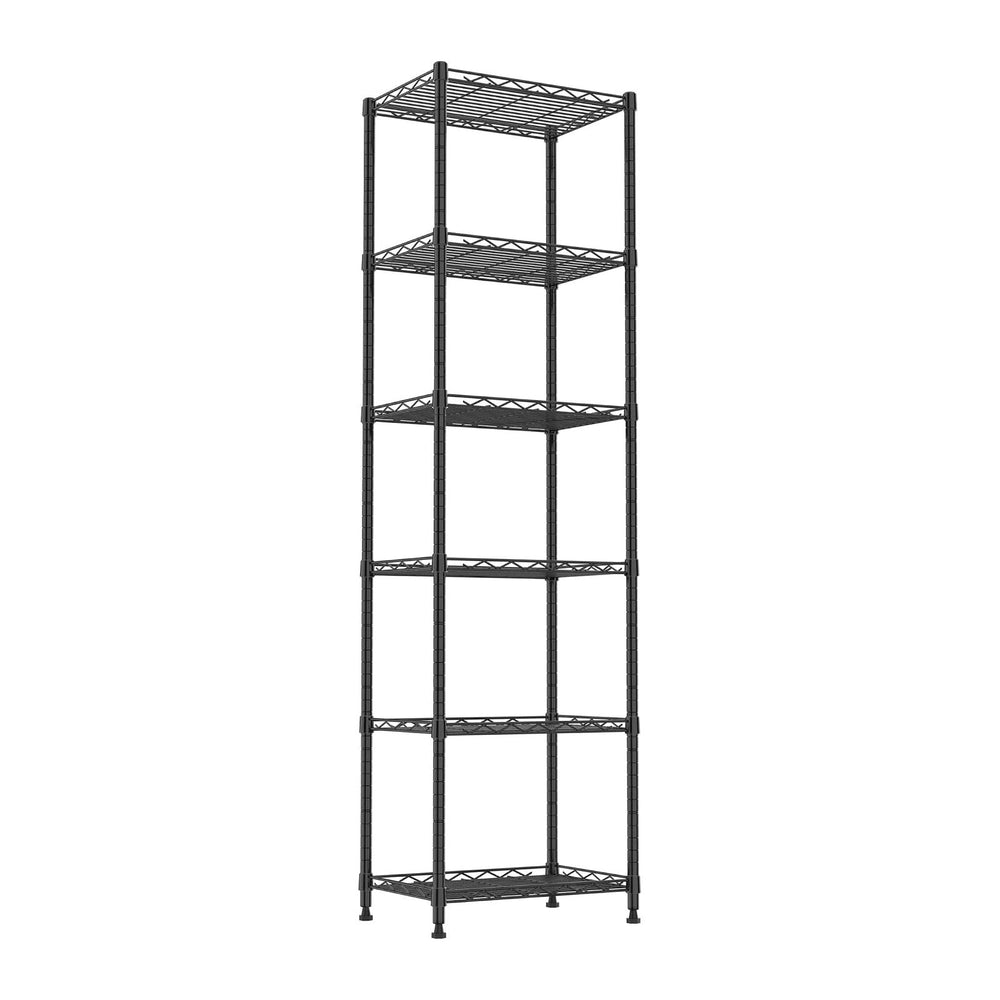 REGILLER 6 Wire Shelving Steel Storage Rack Adjustable Unit Shelves for Laund...