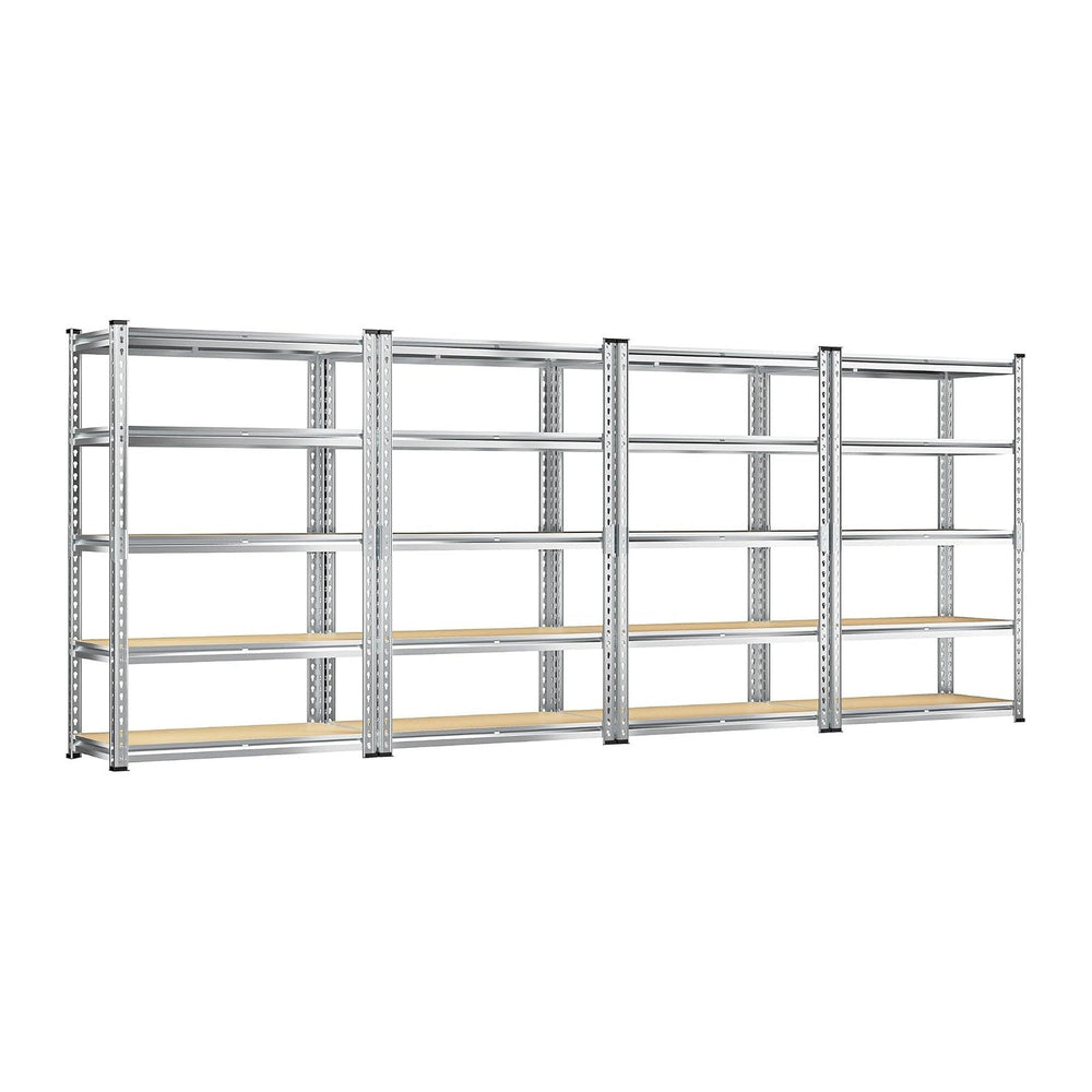 REIBII Garage Shelving, 5 Tier Storage Shelves Load 2400LBS, Adjustable Garag...