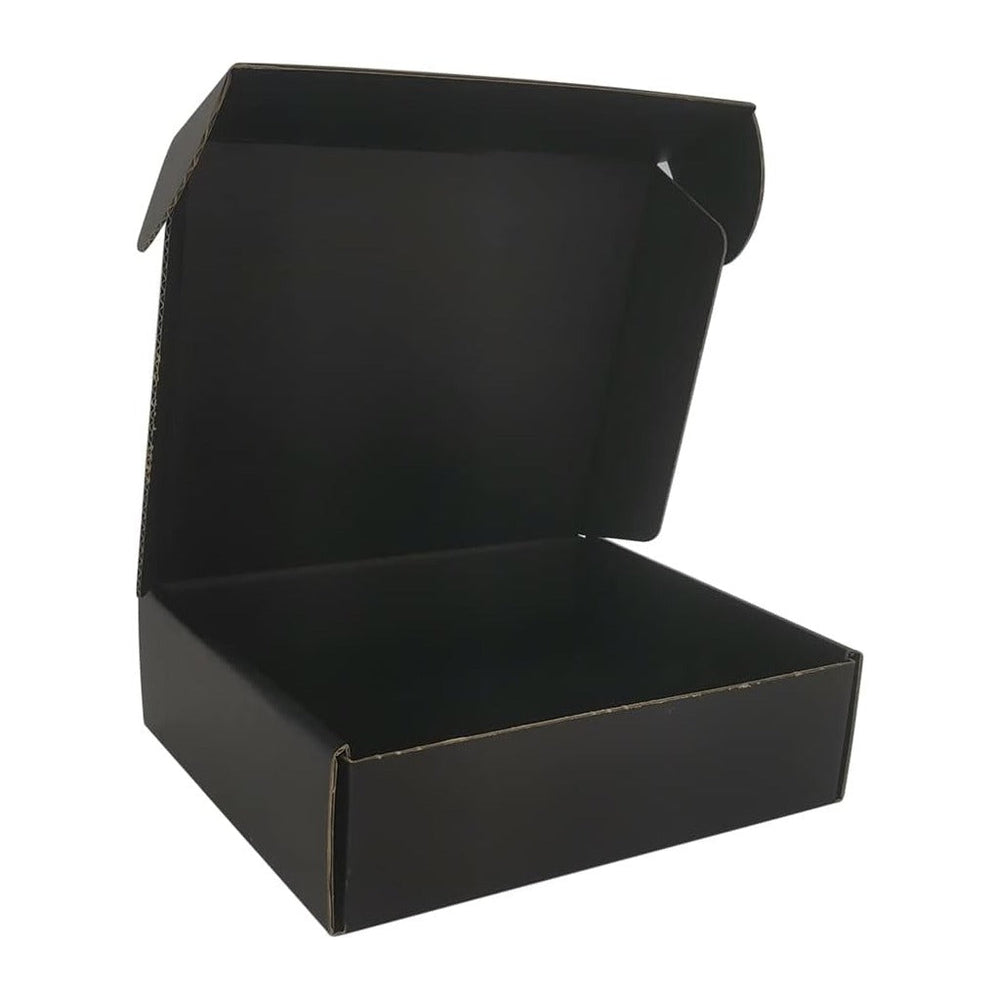 ROTCH 50 Pack 7x6x2'' Small Shipping Boxes Black, Cardboard Corrugate...