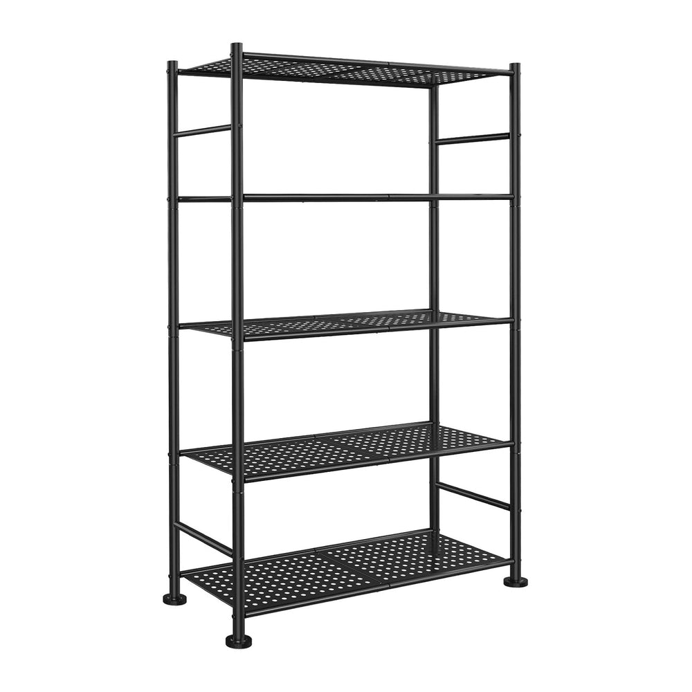 Sakugi 5-Tier Garage Shelving Unit - Heavy-Duty Metal Storage Shelves, Anti-T...
