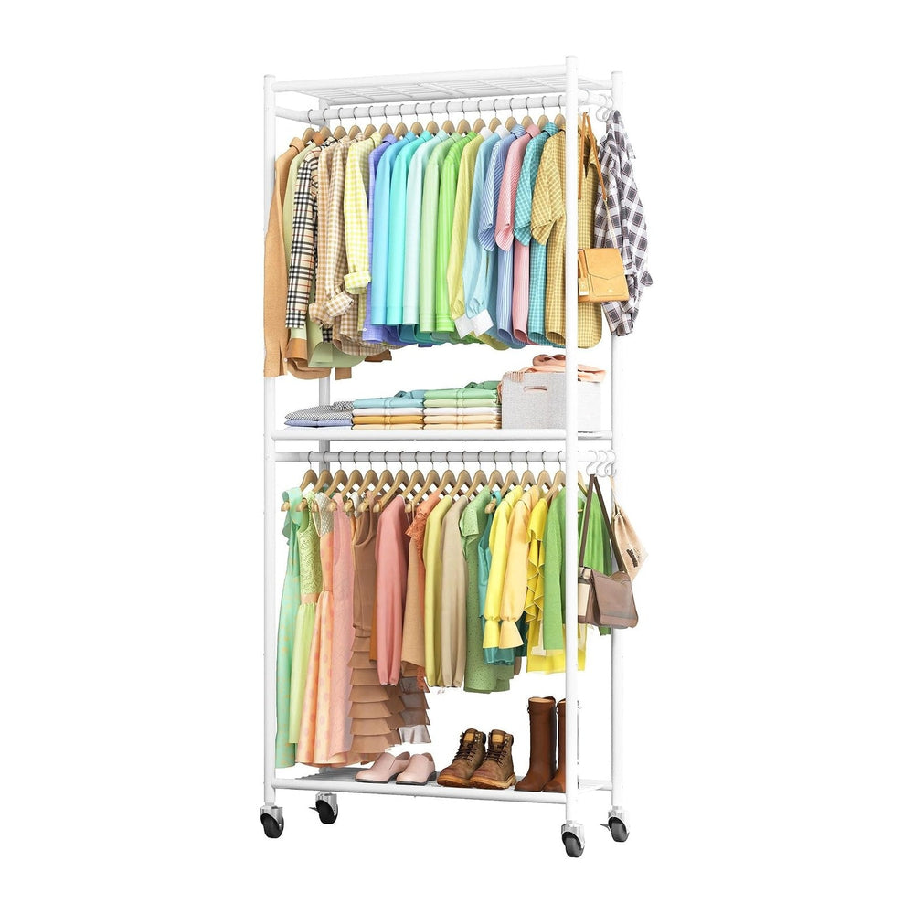 Sakugi Clothes Rack - 33.0" x 12.2" x 79.5" Clothing Rack with...