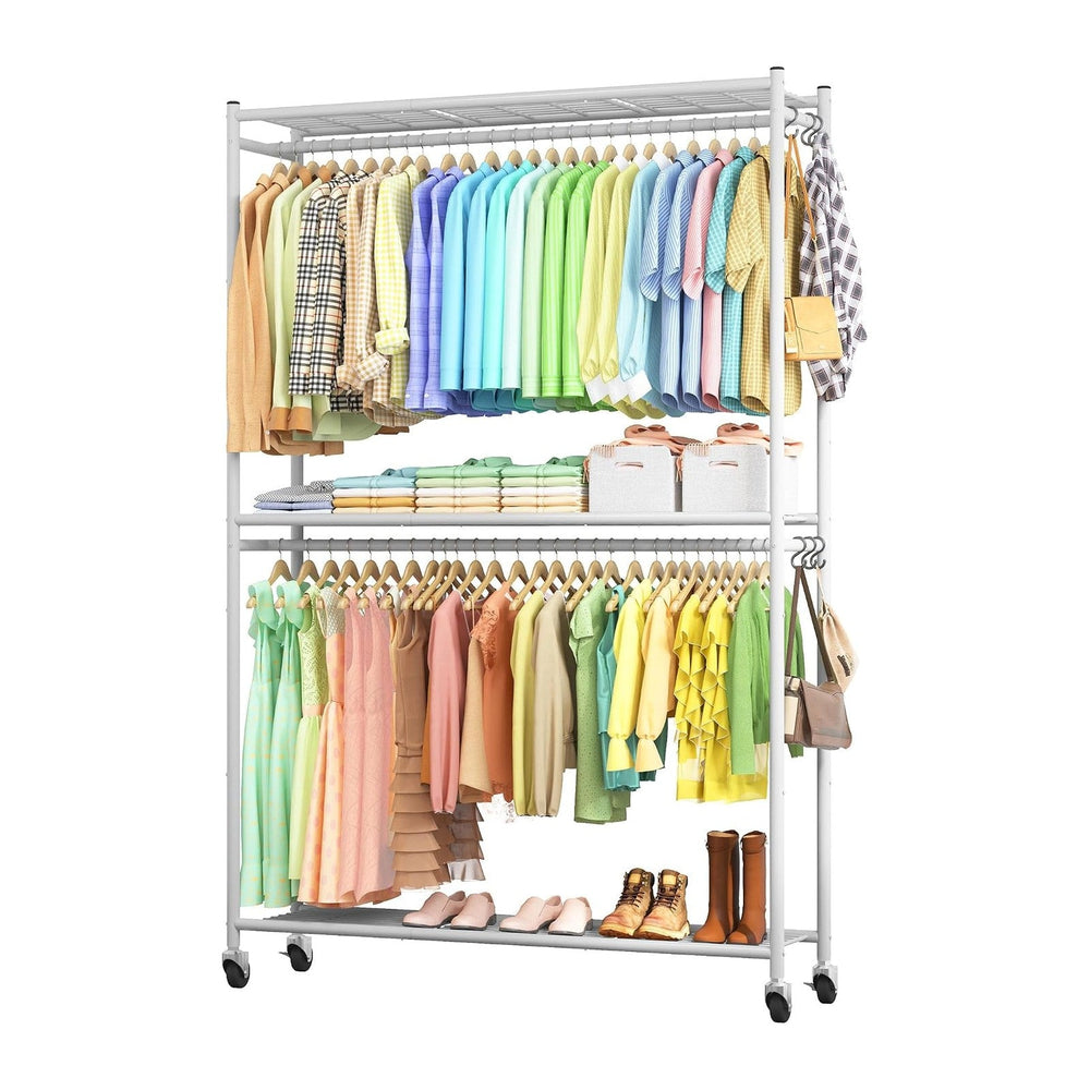 Sakugi Clothes Rack - 45.2" x 12.2" x 79.5" Clothing Rack with...
