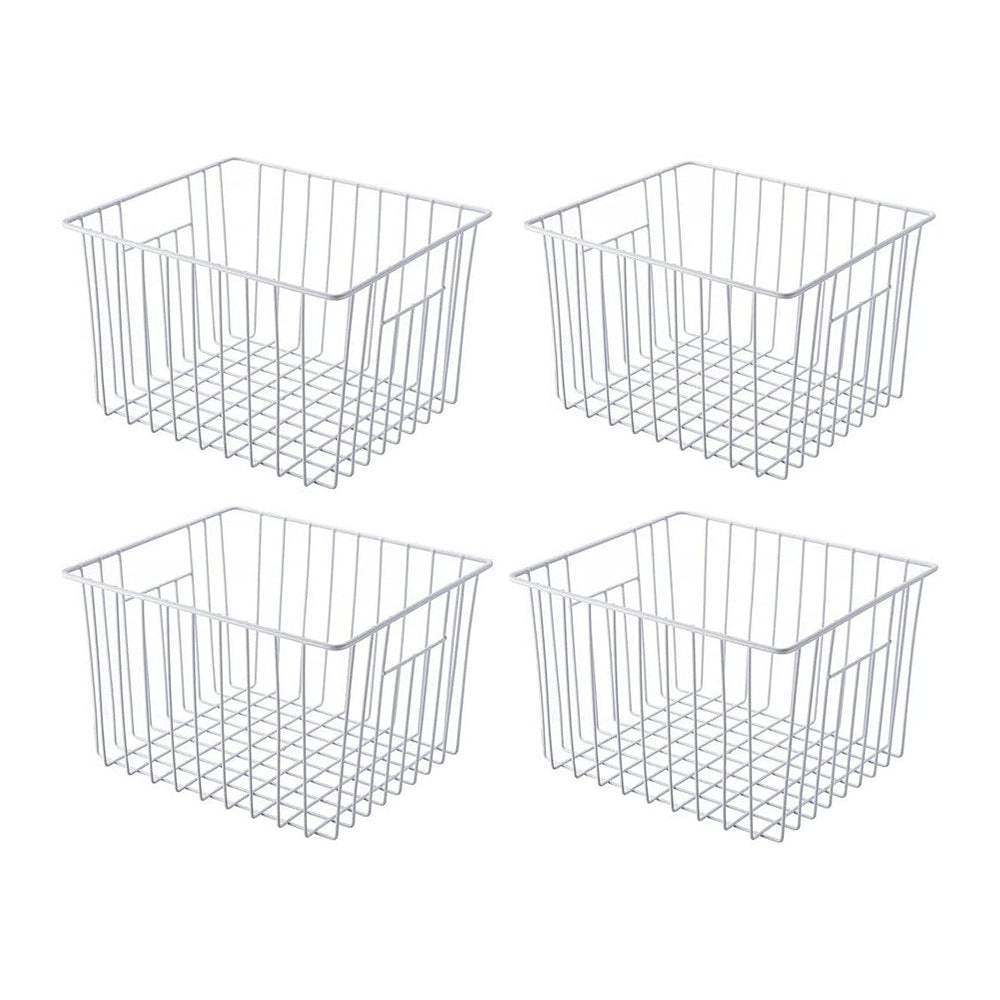SANNO Freezer Baskets Freezer Wire Storage Basket, Organizer Food Storage Bin...