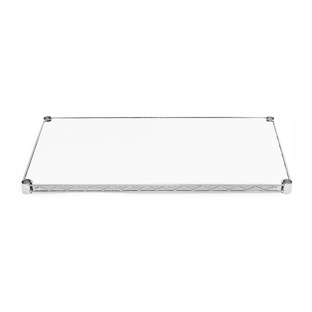 Shelving Inc. 12" d x 42" w Poly Wire Shelf Liners, White, 4 Count