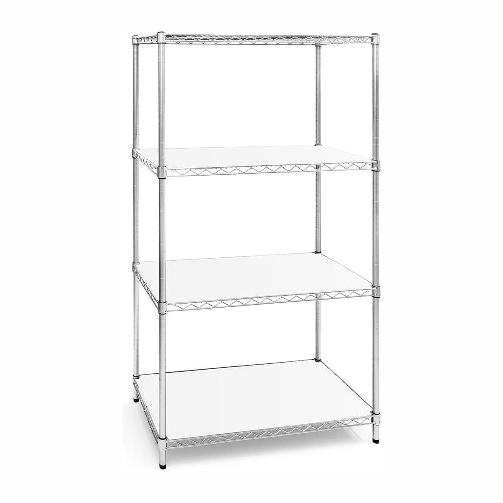 Shelving Inc. 24" d x 60" w Poly Wire Shelf Liners, White, 4 Count