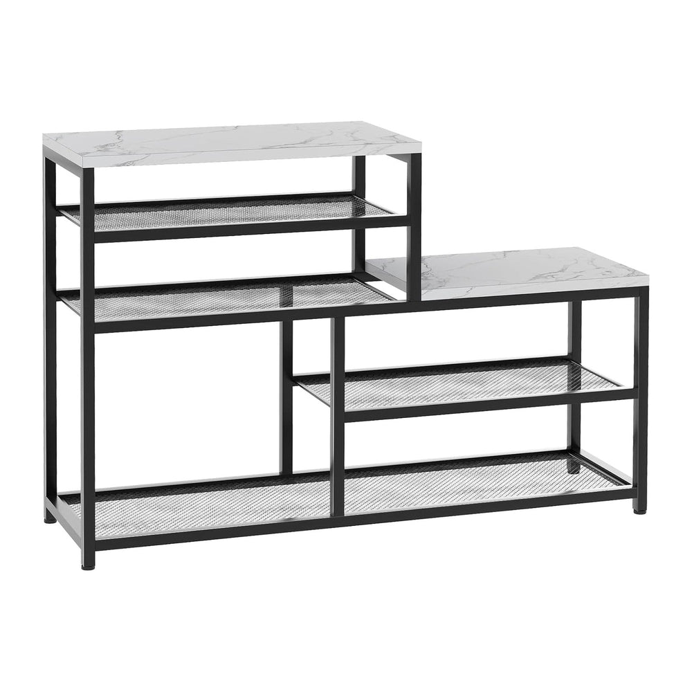 Shoe Rack Bench for Entryway,Free Standing Shoe Storage Organizer for Front D...
