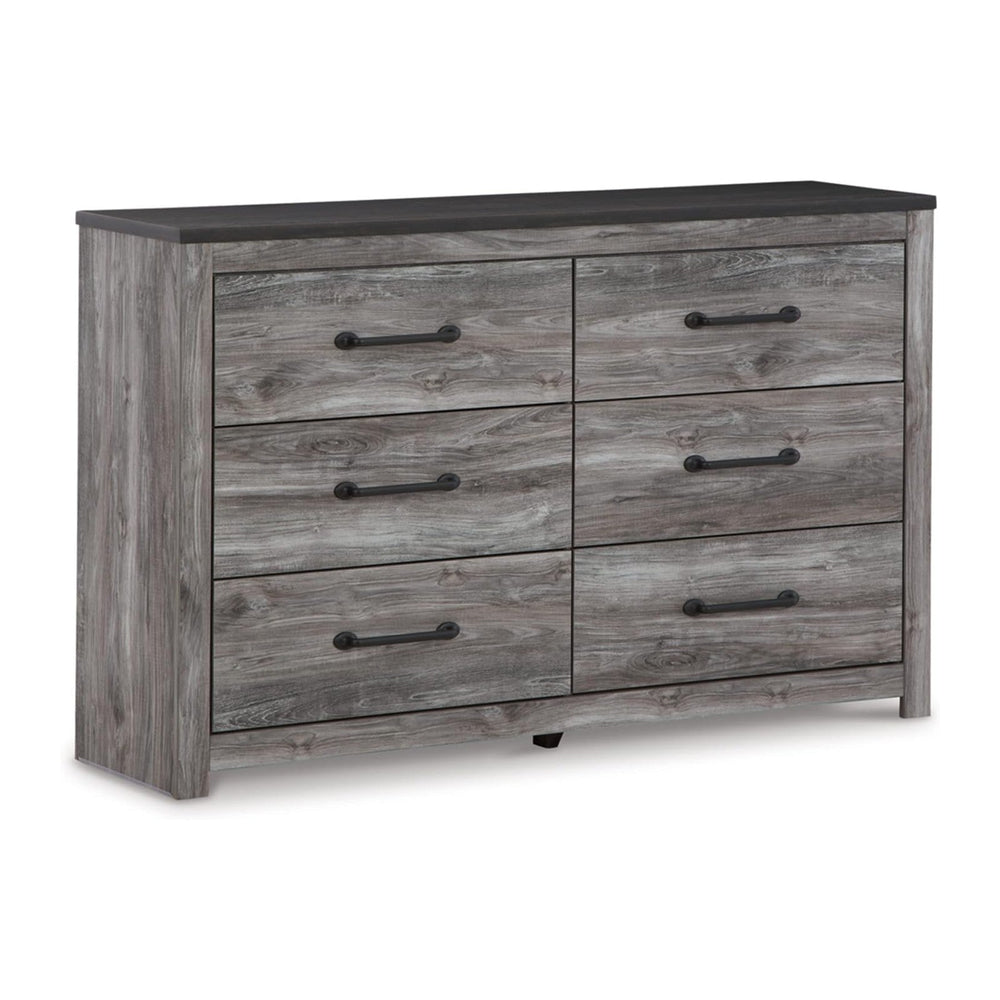 Signature Design by Ashley Bronyan Contemporary 6 Drawer Dresser, Gray