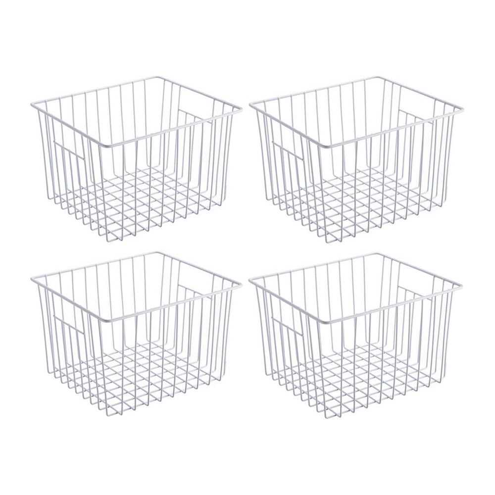 Slideep Freezer Baskets Storage Basket Organizers, Deep Wire Farmhouse Bins C...