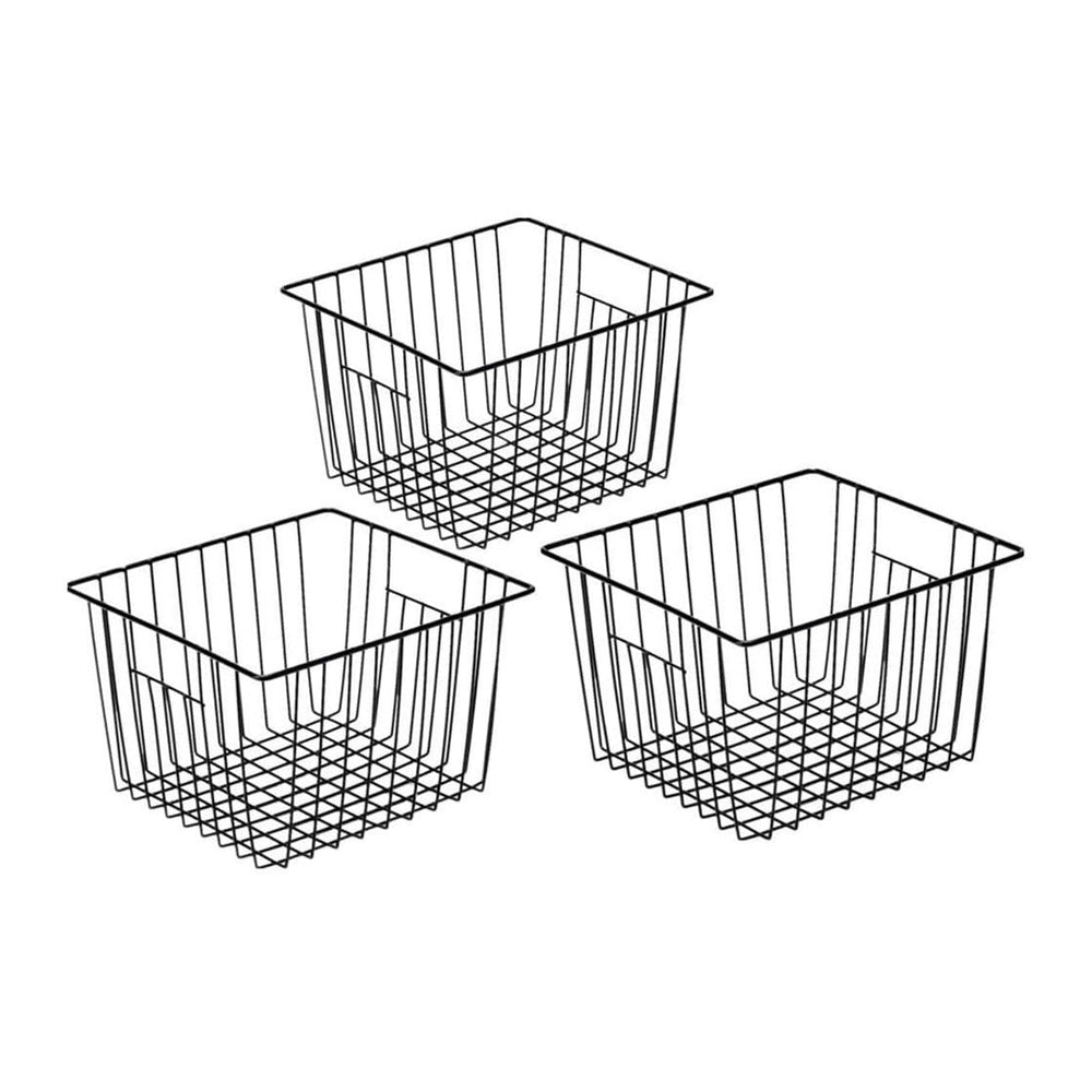Slideep Wire Metal Basket Bin Storage Baskets Modern Farmhouse Food, Vegetabl...