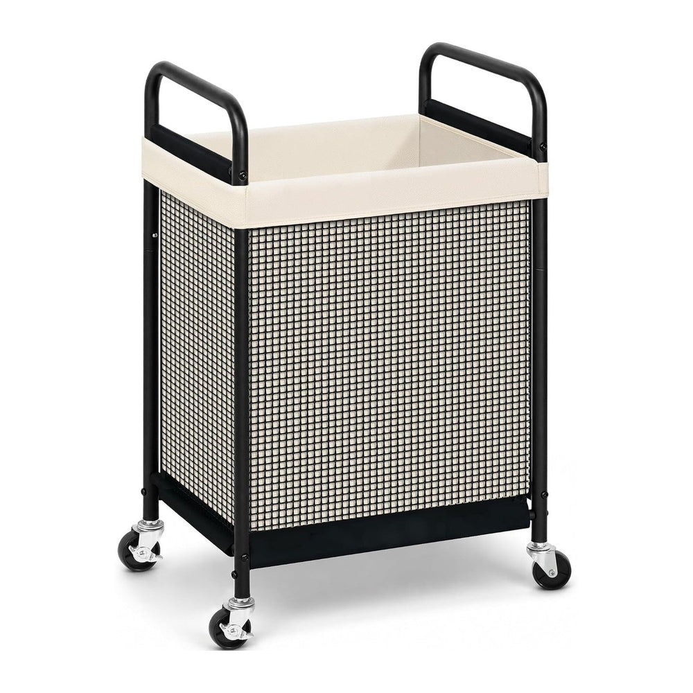 STORAGE MANIAC Rolling Laundry Hamper with Wheels 1-Section Laundry Sorter Ro...