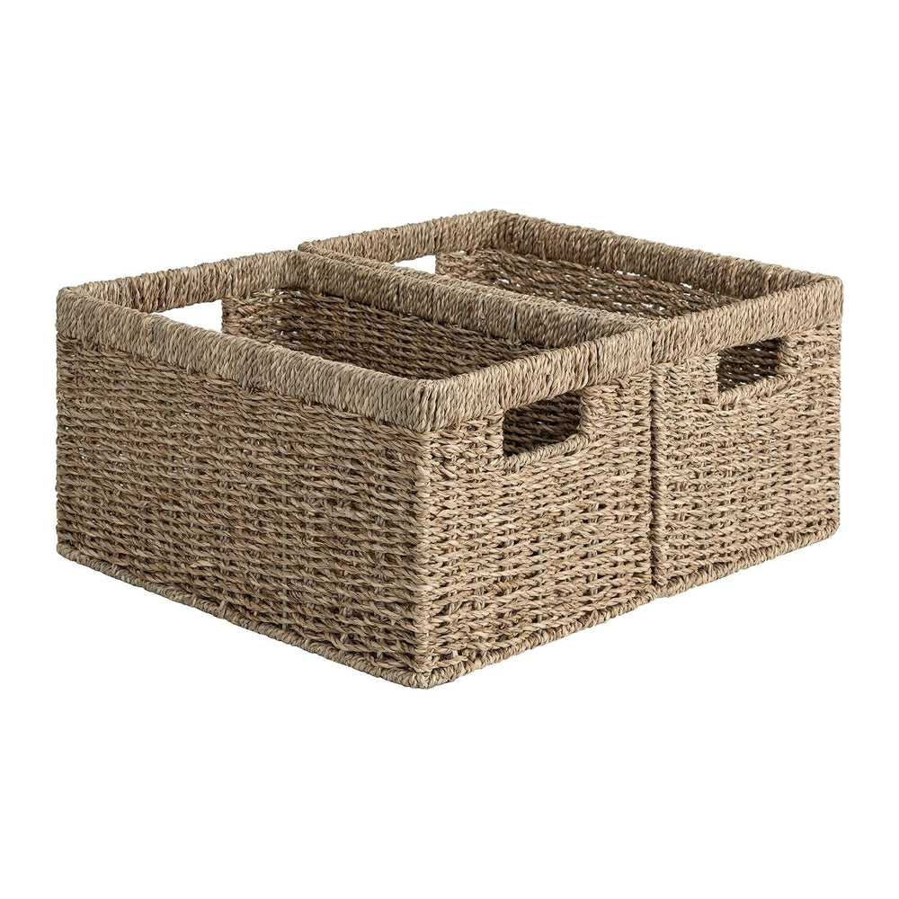 StorageWorks Wicker Storage Basket (2-Pack)
