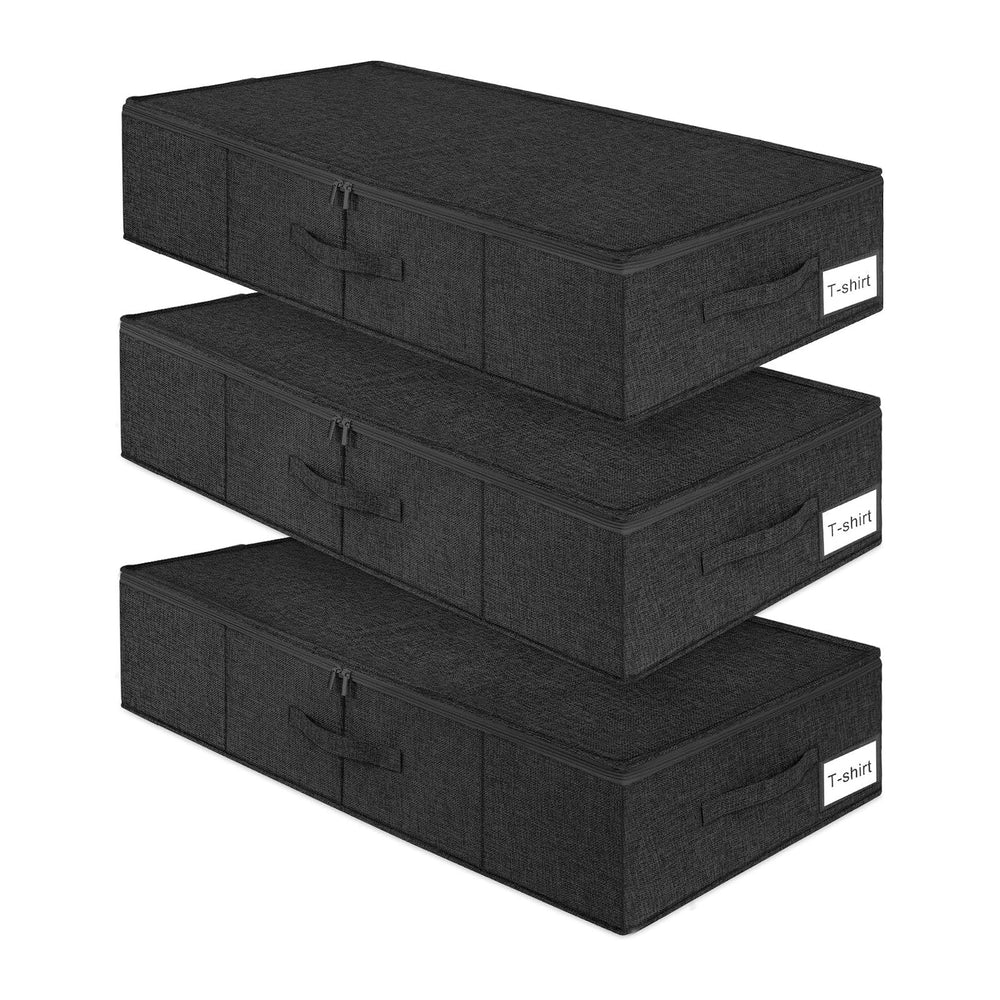 Under Bed Storage Container, 3 Pack Underbed Storage Bags