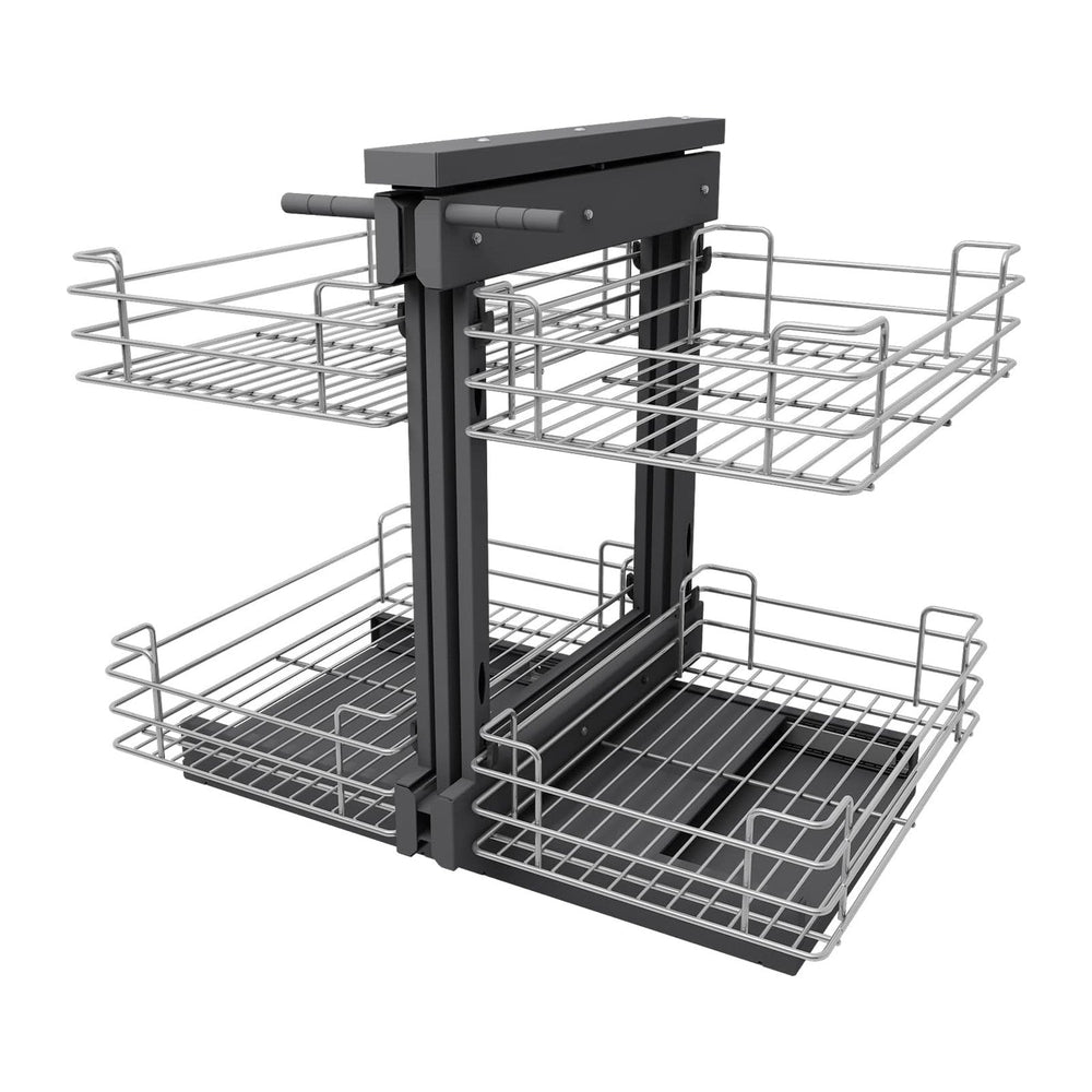 VADANIA Blind Corner Pull Out Organizer for 36" Cabinet, Soft Close