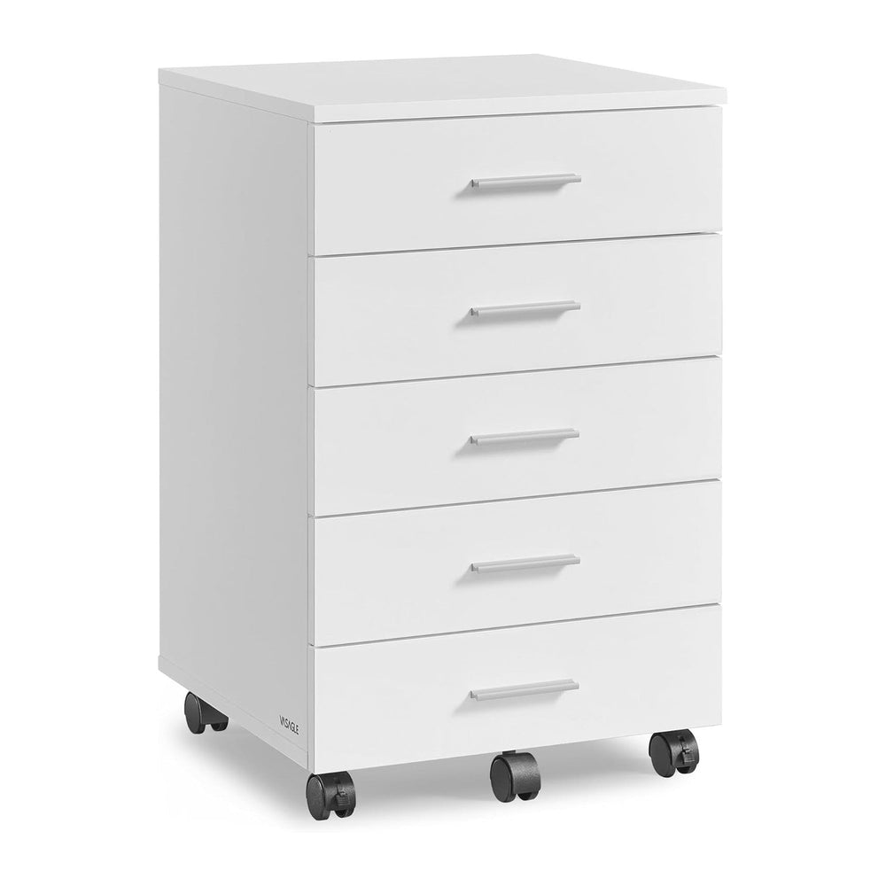 VASAGLE File Cabinet, Mobile Pedestal Filing Cabinet with Wheels