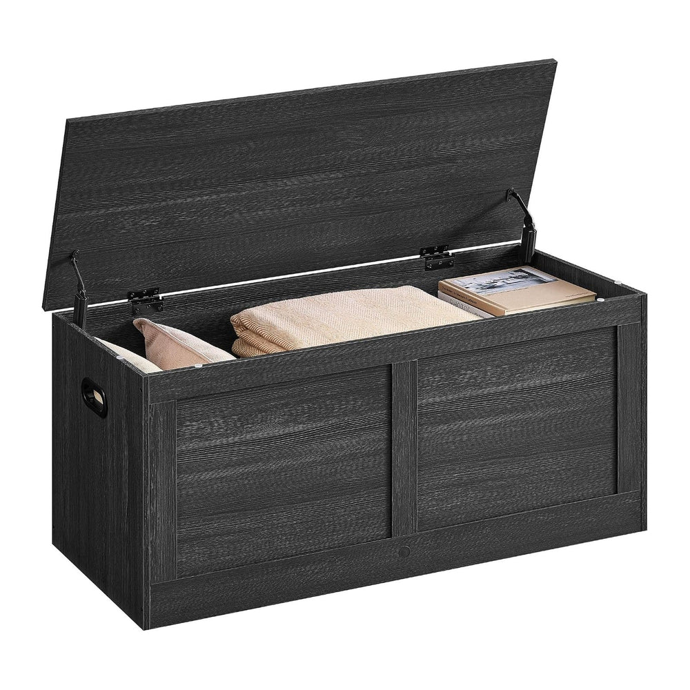 VASAGLE Storage Chest with 2 Safety Hinges, 15.7 x 39.4 x 18.3 Inches