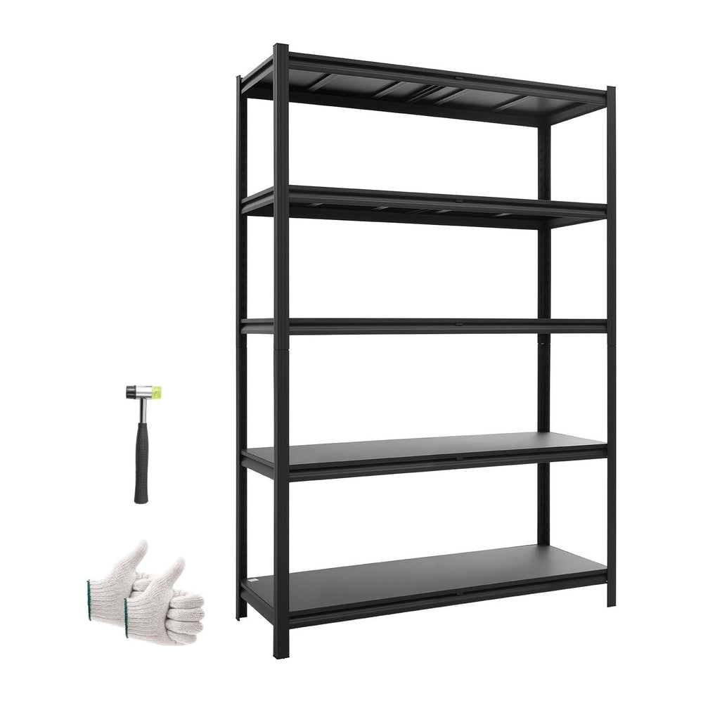 VEVOR Storage Shelves, 5-Tier Adjustable, 2500 lbs Capacity, Heavy Duty Garag...