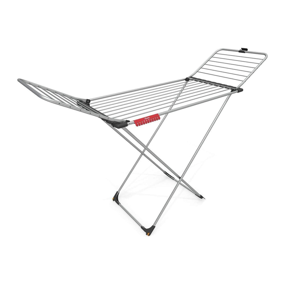 Vileda Clothes Airer, Aluminium, White, 58,5 x 19,5 x 131 cm