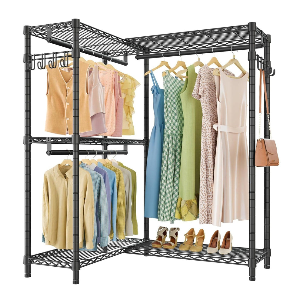 VIPEK L4 Garment Rack L Shaped Clothes Rack