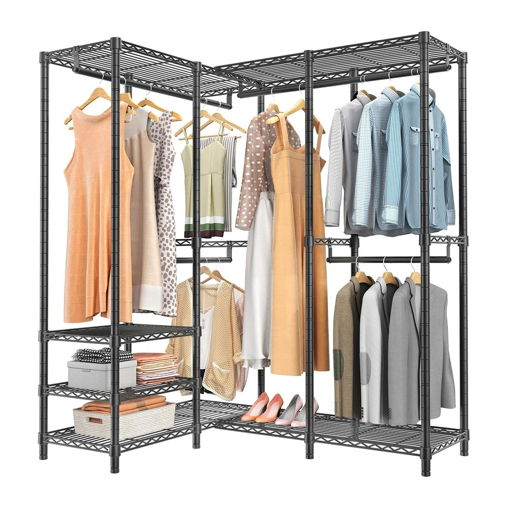 VIPEK L40 Corner Clothes Rack, Heavy Duty L-Shaped Freestanding Closet, Metal...