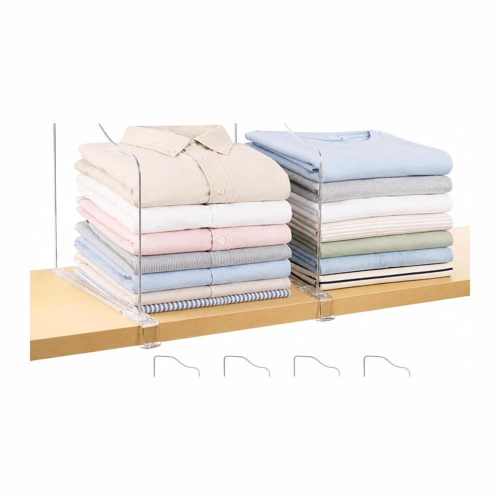 Vtopmart 12" Extra Tall x 11.7" Deep Shelf Dividers, 12 Pack