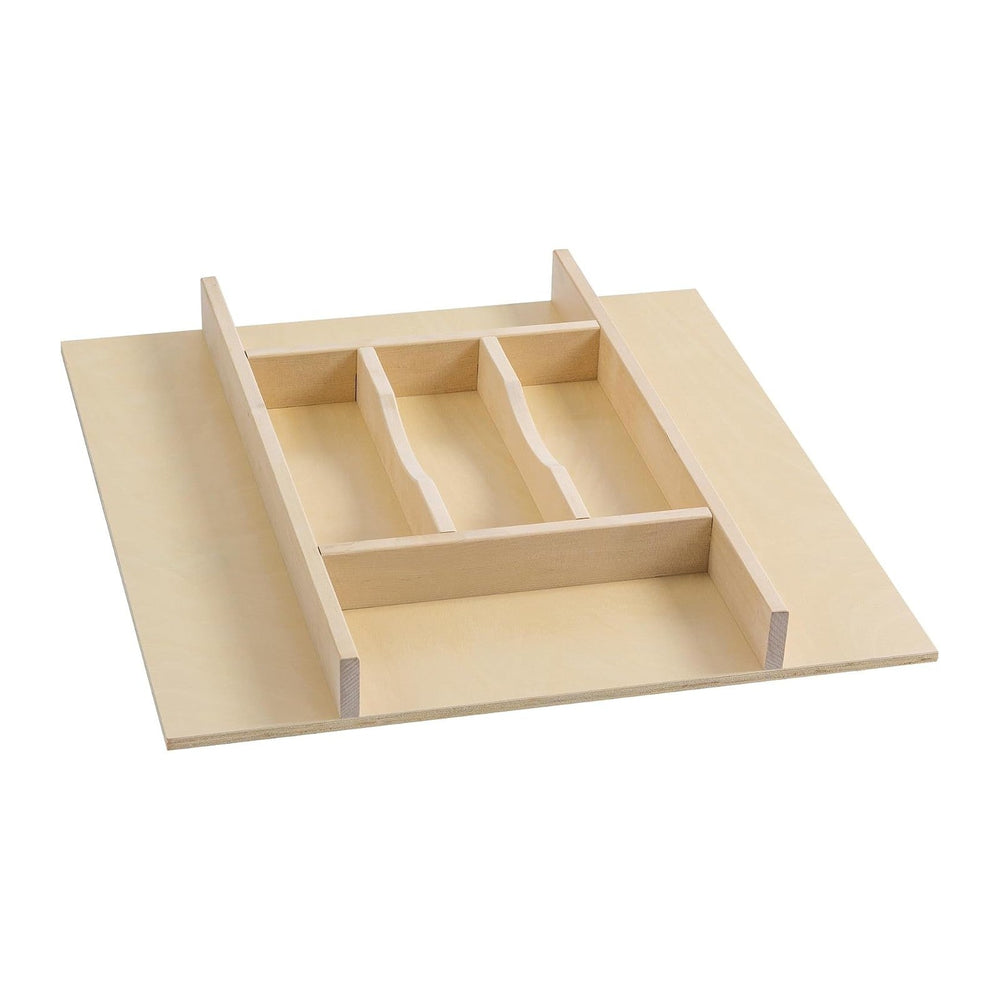WelFurGeer Premium Wooden Silverware Organizer