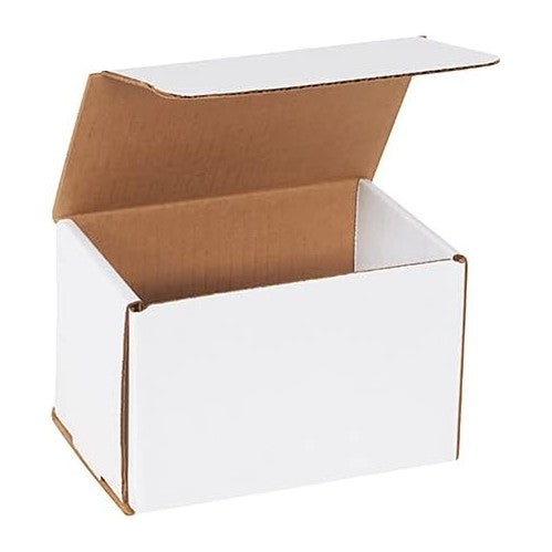 White Shipping Boxes 6x4x4 Heavy Duty, Lightweight, 6"L X 4"W X 4&q...