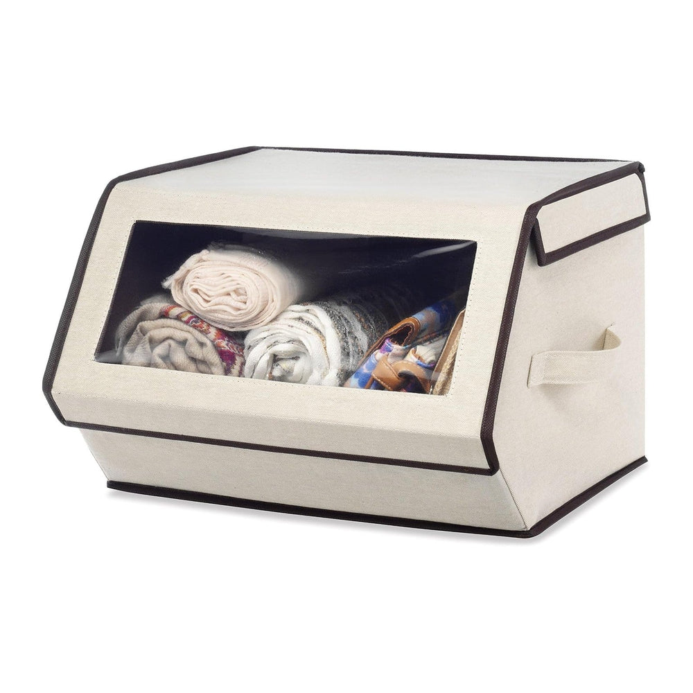 Whitmor Stackable Window Storage Box，6 pack