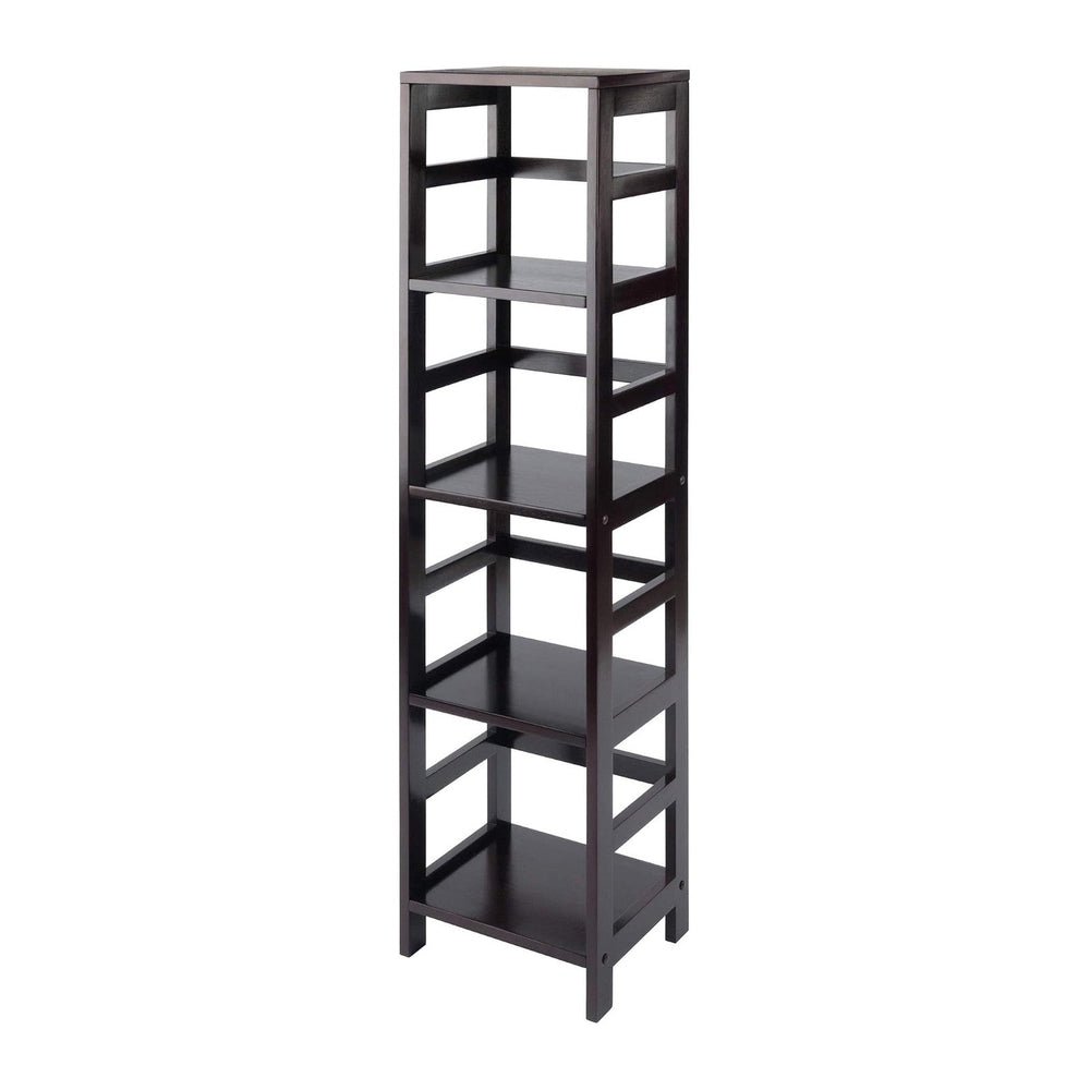 Winsome Leo Beech Wood 4-Tier Shelf, Espresso92514