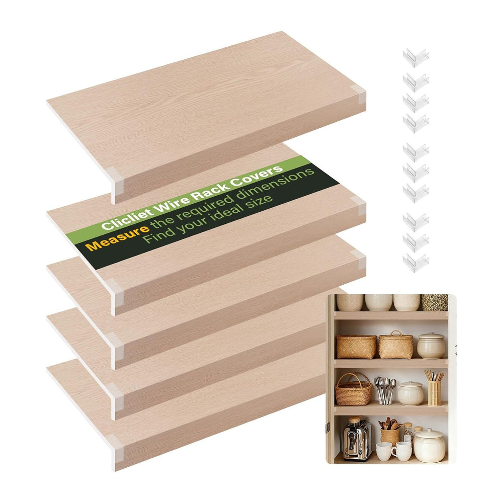 Wire Rack Covers, 24*12 Inch Shelf Covers for wire Shelving, Easy to Cut Clos...