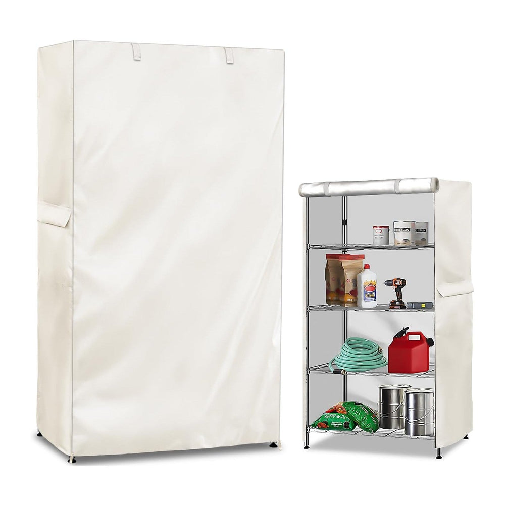 Wire Shelf Cover,600D Heavy Duty 100% Waterproof Shelf Covers for Wire Shelvi...