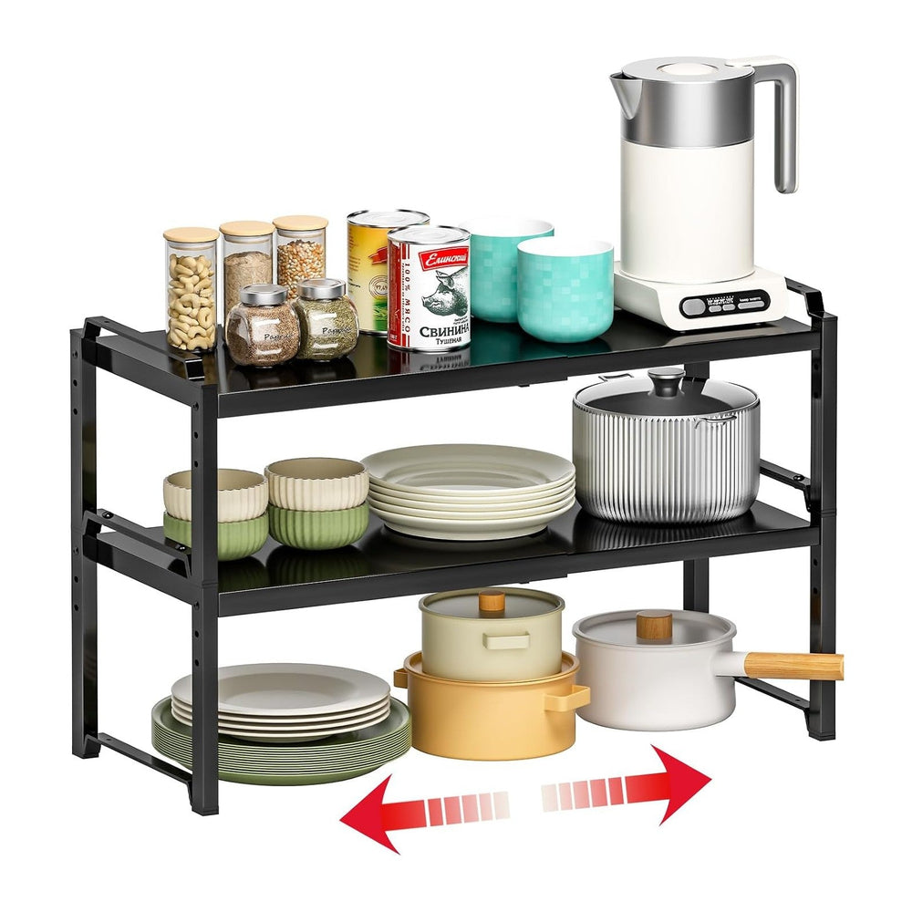 X-cosrack 12" Wide 100LBS Loading-Bearing Heavy Duty Kitchen Storage She...