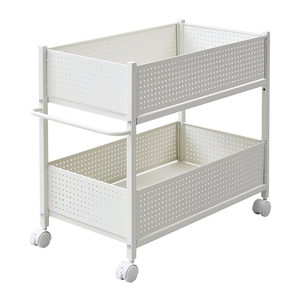 Yamazen OPR-7538(WH/WH) Closet Storage Rack, Width 15.0 x Depth 29.5 x Height...