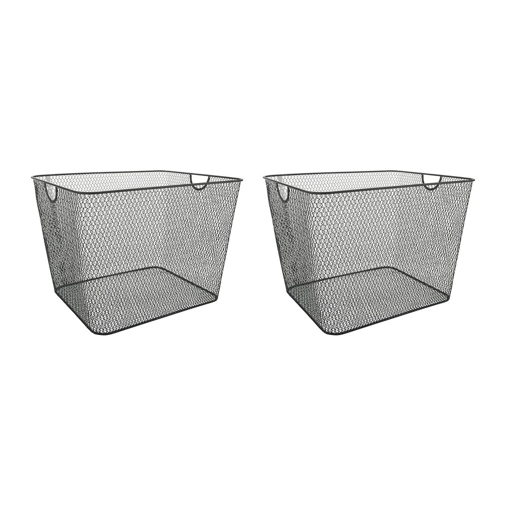 YBM Home Kitchen Pantry Organizer Wire Baskets for Shelves, Cabinets, Pantry,...