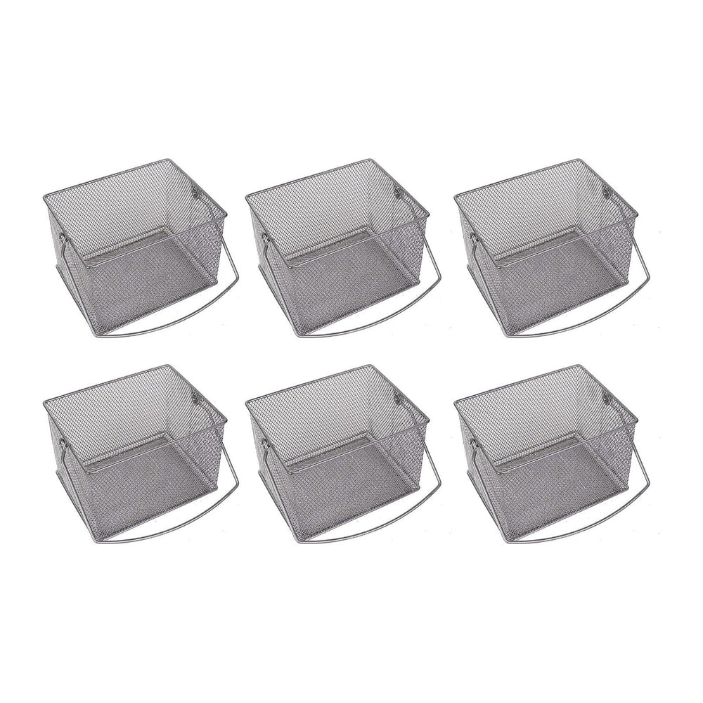 YBM Home Mesh Wire Food Storage Organizer Bin Basket with Handle for Kitchen ...